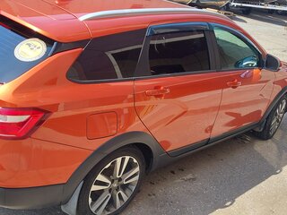 2019 Lada (ВАЗ) Vesta SW Cross I, оранжевый, 1100000 рублей, вид 4