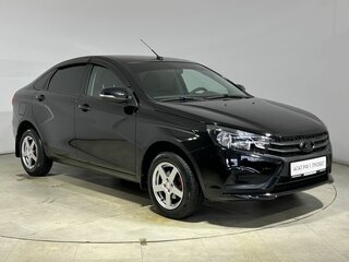 2021 Lada (ВАЗ) Vesta I, чёрный, 1150000 рублей, вид 4