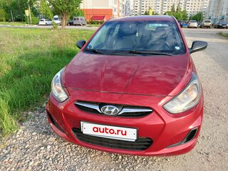 2012 Hyundai Solaris I, красный, 850000 рублей, вид 1