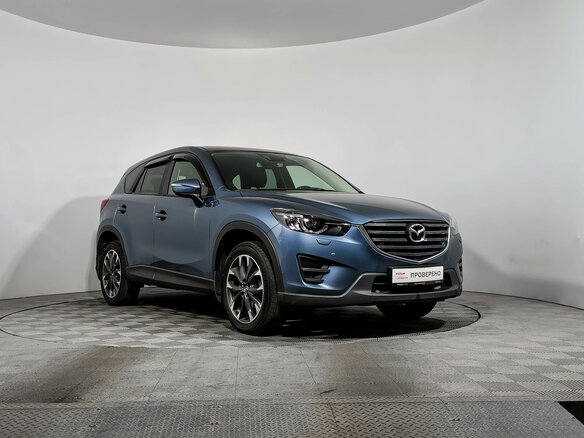 2016 Mazda CX-5 I Рестайлинг, голубой, 1860000 рублей - вид 2