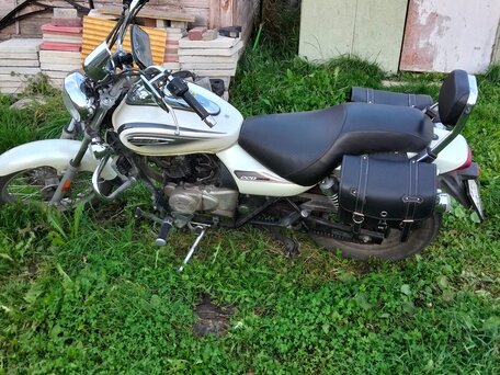 2020 Bajaj Avenger, белый, 130000 рублей, вид 5