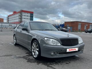 2002 Mercedes-Benz S-Класс 430 IV (W220) Рестайлинг, серебристый, 1000000 рублей, вид 3