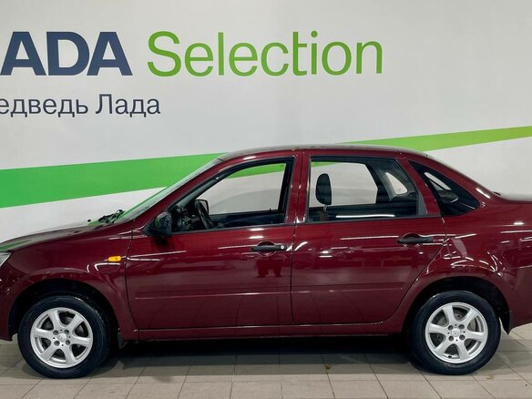 2013 Lada (ВАЗ) Granta I, красный, 455000 рублей - вид 6