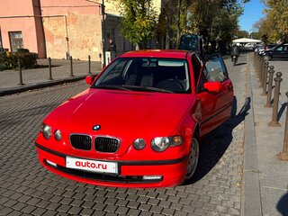2002 BMW 3 серии Compact 316i IV (E46) Рестайлинг, красный, 550000 рублей, вид 4