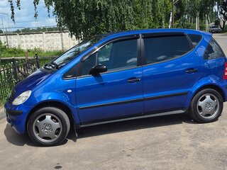 2001 Mercedes-Benz A-Класс 140 Long I (W168) Рестайлинг, синий, 330000 рублей, вид 2