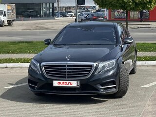 2013 Mercedes-Benz S-Класс 500 Long VI (W222, C217), чёрный, 2200000 рублей, вид 2