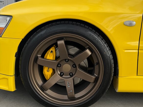 2006 Mitsubishi Lancer Evolution IX, жёлтый - вид 12