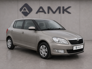 2013 Skoda Fabia II Рестайлинг, бежевый, 509983 рублей, вид 2