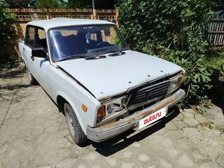 2002 Lada (ВАЗ) 2107, белый, 110000 рублей, вид 1