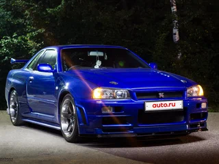 2001 Nissan Skyline GT-R X (R34), синий, 9000000 рублей, вид 3