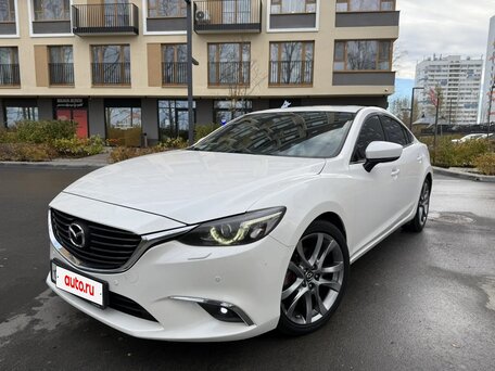 2018 Mazda 6 III (GJ) Рестайлинг, белый, 2300000 рублей, вид 1