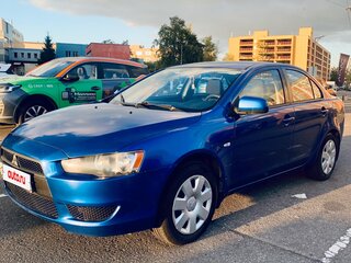 2008 Mitsubishi Lancer X, синий, 650000 рублей, вид 1