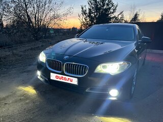 2014 BMW 5 серии 520d VI (F10/F11/F07) Рестайлинг, чёрный, 1830000 рублей, вид 2