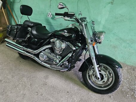 2010 Kawasaki VN1700 Vulcan, чёрный, 650000 рублей, вид 1