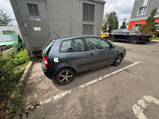 2002 Volkswagen Polo IV, синий, 160000 рублей, вид 4