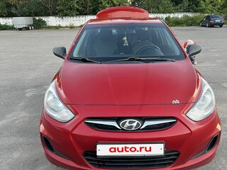 2012 Hyundai Solaris I, красный, 600000 рублей, вид 1