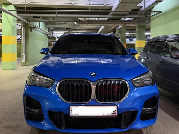 2019 BMW X1 20i xDrive II (F48) Рестайлинг, синий, 2990000 рублей - вид 5