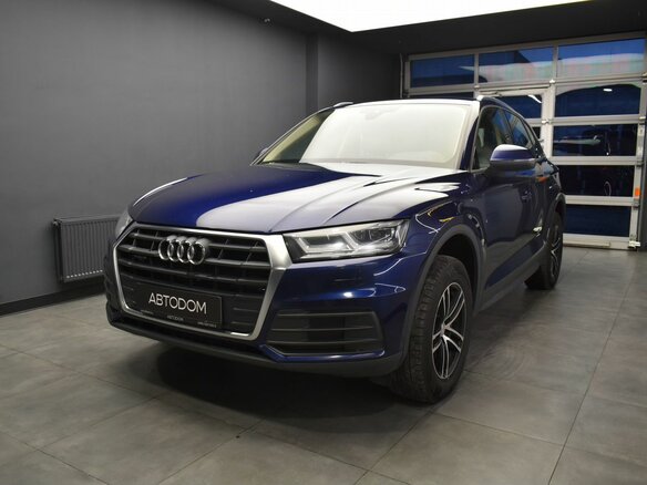 2019 Audi Q5 II (FY), синий, 3077000 рублей