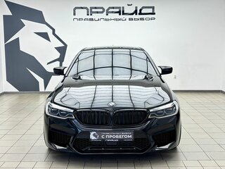 2017 BMW 5 серии 520d VII (G30/G31/G38), чёрный, 3050000 рублей, вид 2