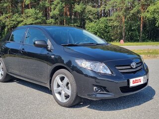 2008 Toyota Corolla X (E140, E150), чёрный, 1100000 рублей, вид 1