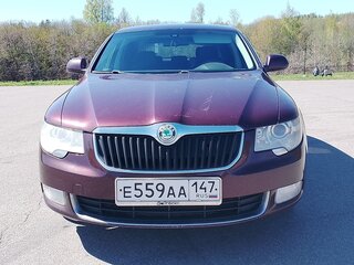 2012 Skoda Superb II, пурпурный, 820000 рублей, вид 1
