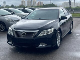 2012 Toyota Camry VII (XV50), чёрный, 1100000 рублей, вид 3