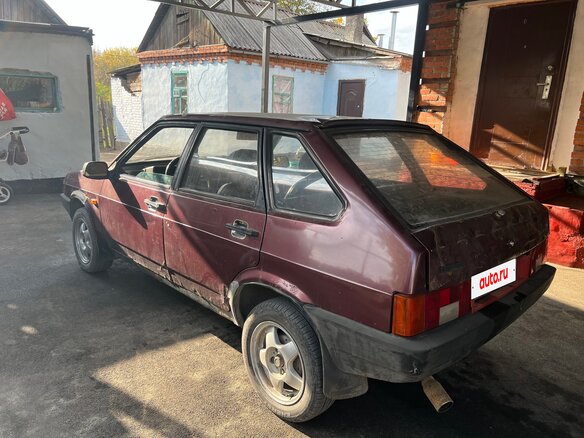 1995 Lada (ВАЗ) 2109, красный, 65000 рублей - вид 3