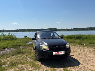 2013 Lada (ВАЗ) Granta I, чёрный, 230000 рублей, вид 2