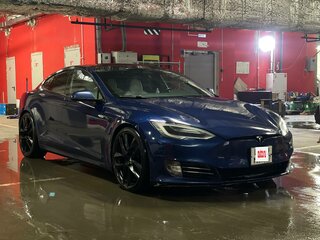 2017 Tesla Model S P100D I Рестайлинг, синий, 3450000 рублей, вид 2