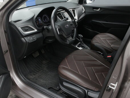 2019 Hyundai Solaris II, коричневый, 1450000 рублей, вид 5