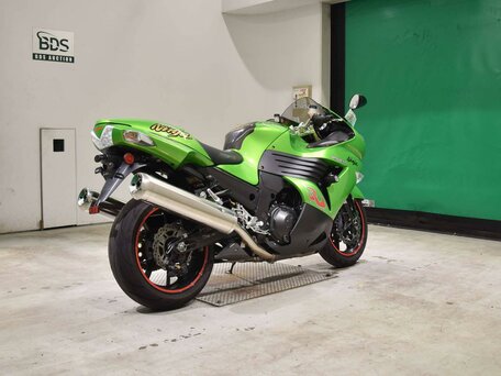 2012 Kawasaki ZX-14R, зелёный, 847000 рублей, вид 5