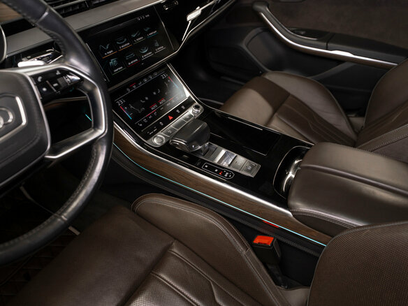 2018 Audi A8 Long 55 TFSI IV (D5), чёрный - вид 22