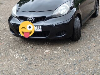 2009 Toyota Aygo I Рестайлинг, чёрный, 450000 рублей, вид 1