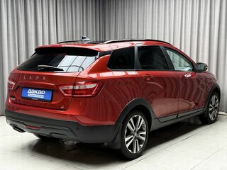 2019 Lada (ВАЗ) Vesta SW Cross I, красный, 1179000 рублей, вид 4