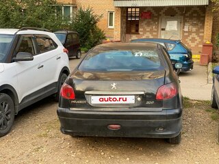 2006 Peugeot 206, чёрный, 81999 рублей, вид 4