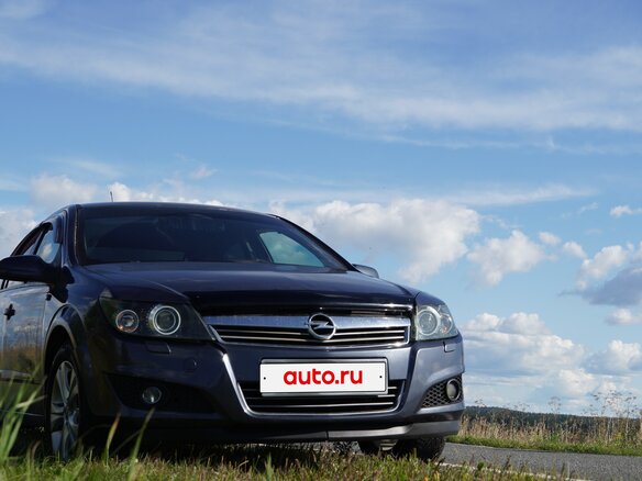 2008 Opel Astra H Рестайлинг, синий, 435000 рублей - вид 1
