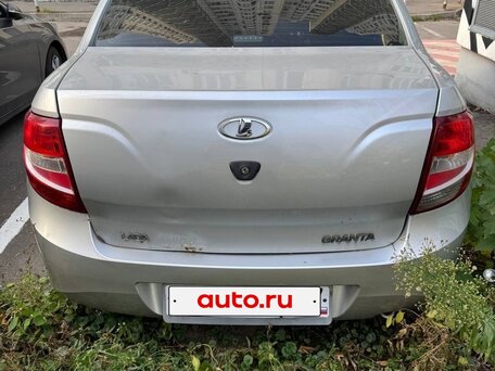 2014 Lada (ВАЗ) Granta I, серый, 470000 рублей, вид 4