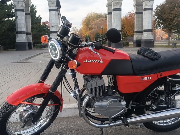 1987 Jawa 350/638, красный, 385000 рублей - вид 6