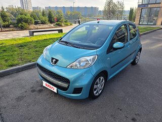2010 Peugeot 107 I Рестайлинг, голубой, 480000 рублей, вид 1