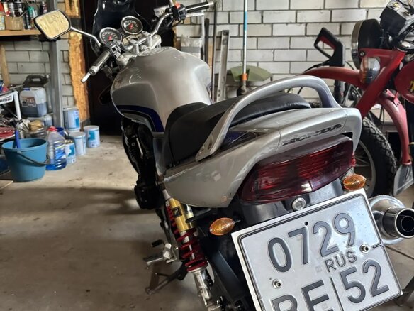 2002 Honda CB 400 Super Four, серебристый, 310000 рублей - вид 7