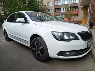 2014 Skoda Superb DSG II Рестайлинг, белый, 1245000 рублей, вид 3