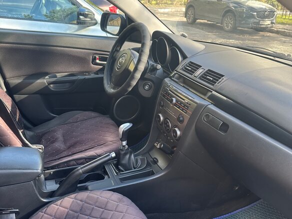 2006 Mazda 3 I (BK) Рестайлинг, чёрный, 320000 рублей - вид 7