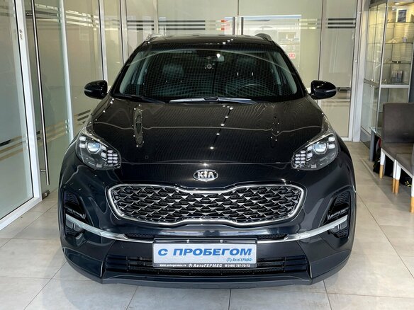2019 Kia Sportage IV Рестайлинг, чёрный - вид 1