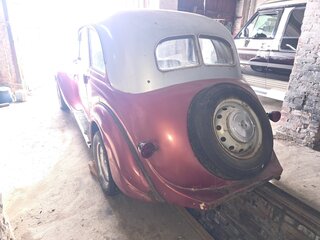 1950 BMW 321 I, красный, 460000 рублей, вид 4