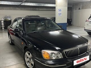 2002 Hyundai Grandeur III Рестайлинг, чёрный, 350000 рублей, вид 1