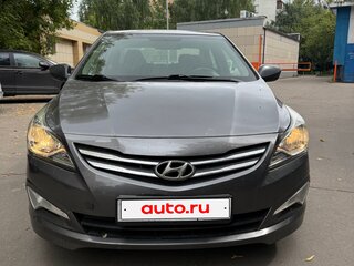 2016 Hyundai Solaris I Рестайлинг, серый, 690000 рублей, вид 3