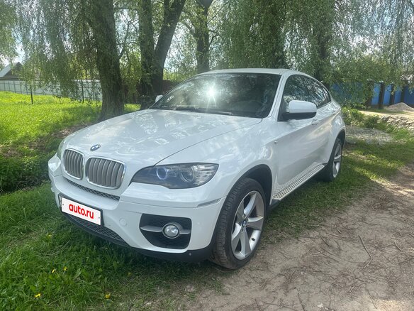 2008 BMW X6 50i 6-speed I (E71), белый, 1500000 рублей