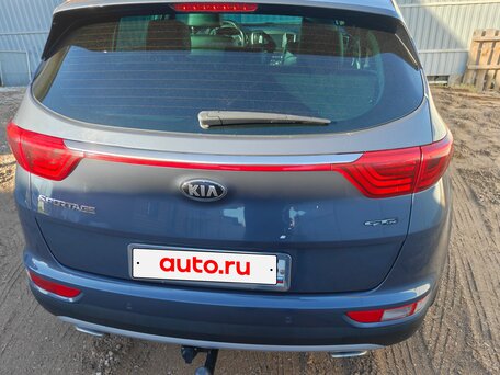 2017 Kia Sportage IV, синий, 2050000 рублей, вид 4
