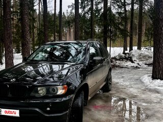 2002 BMW X5 3.0i I (E53), чёрный, 1080000 рублей, вид 5