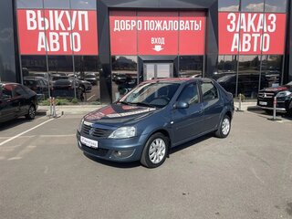 2010 Renault Logan I Рестайлинг, синий, 570000 рублей, вид 1
